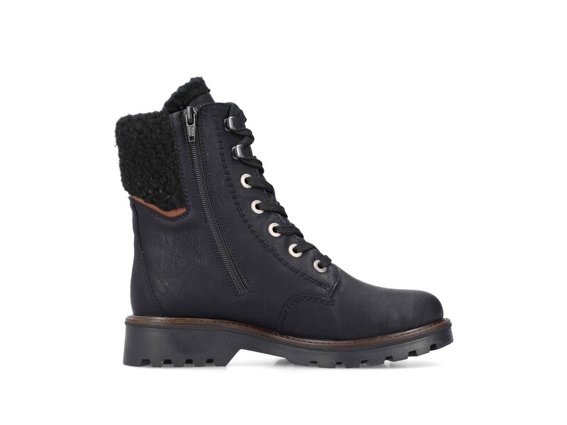 Rieker - Belinga/Ambor/Teddy - Schwarz 