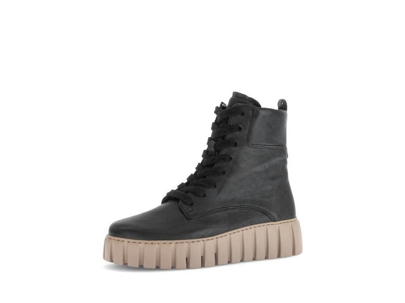 Gabor - Plateau Stiefeletten - Schwarz 