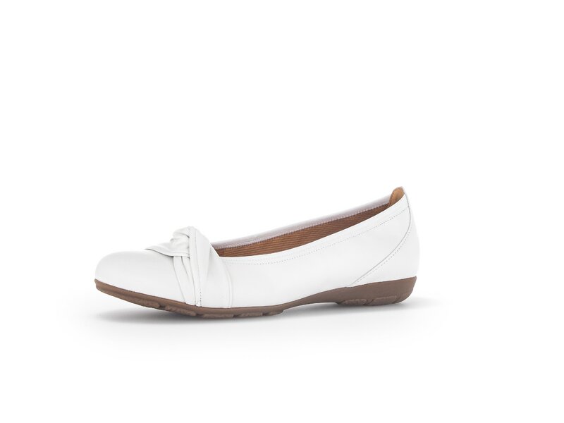 Gabor - sportliche Ballerinas - Wei&szlig; 