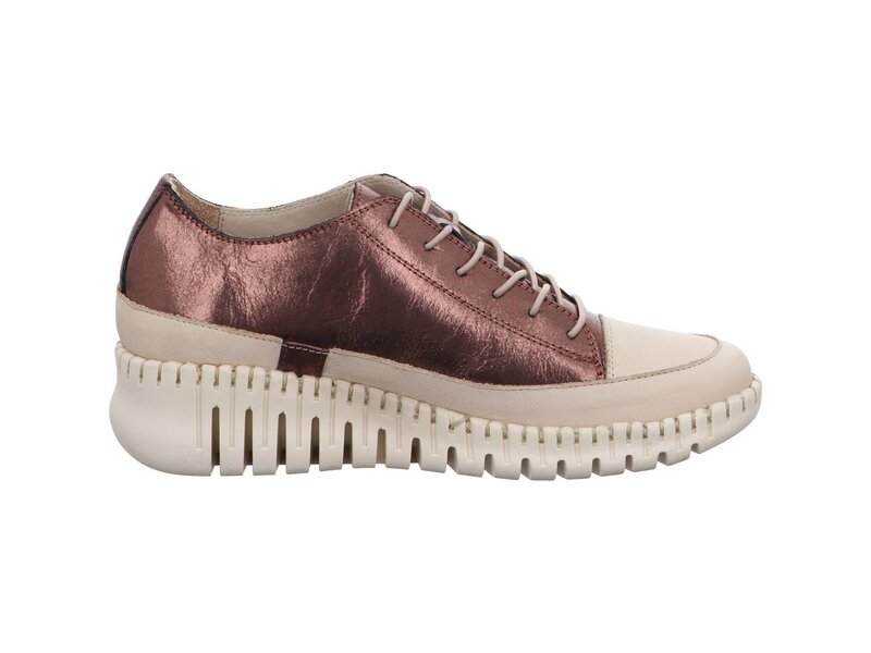 Gemini - Schn&uuml;rschuh - Beige/Bronze 