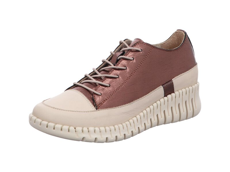 Gemini - Schn&uuml;rschuh - Beige/Bronze 