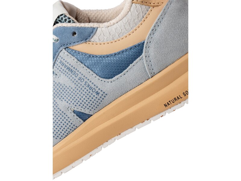 Woden - Rigmor Open Mesh - Blau 