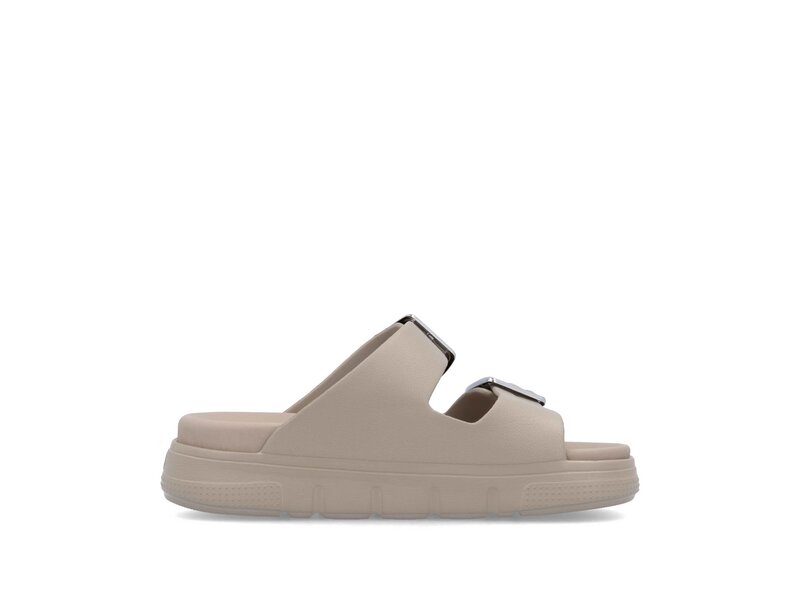 Rieker - Pantoletten - Beige 