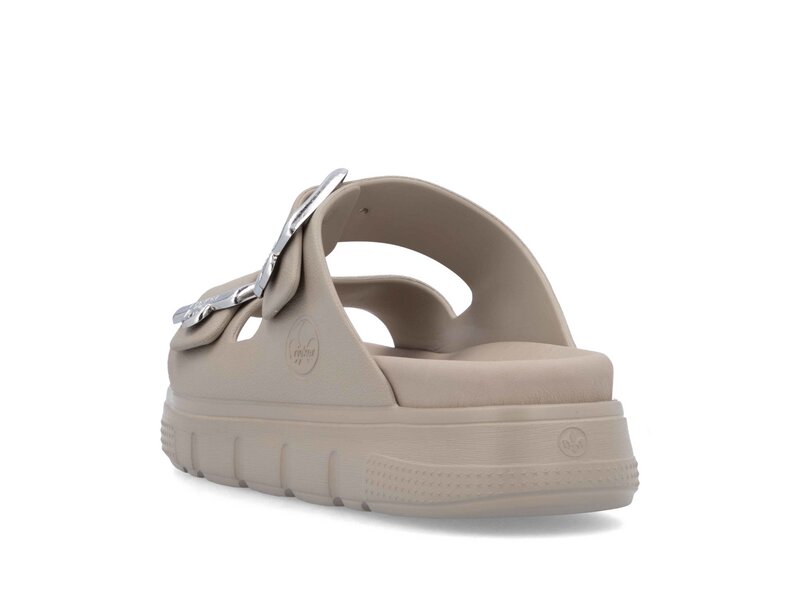 Rieker - Pantoletten - Beige 