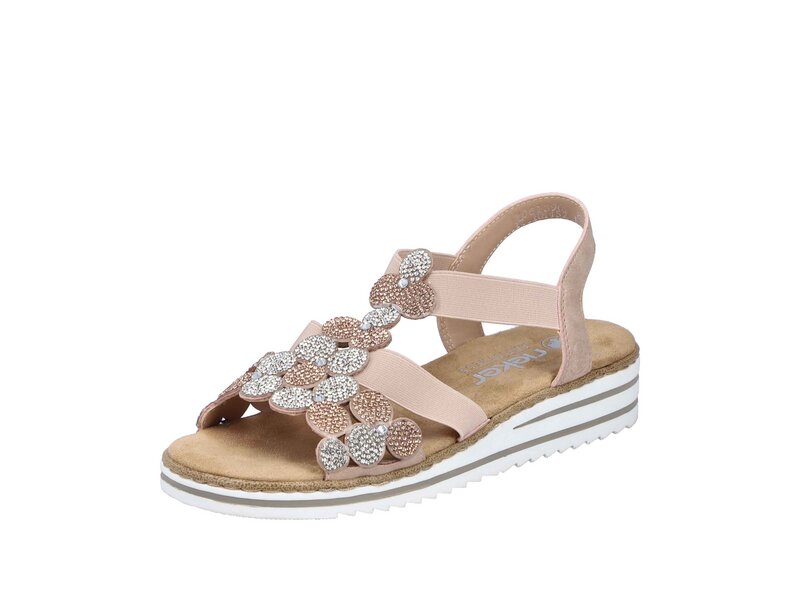 Rieker - Sandaletten - Rot 