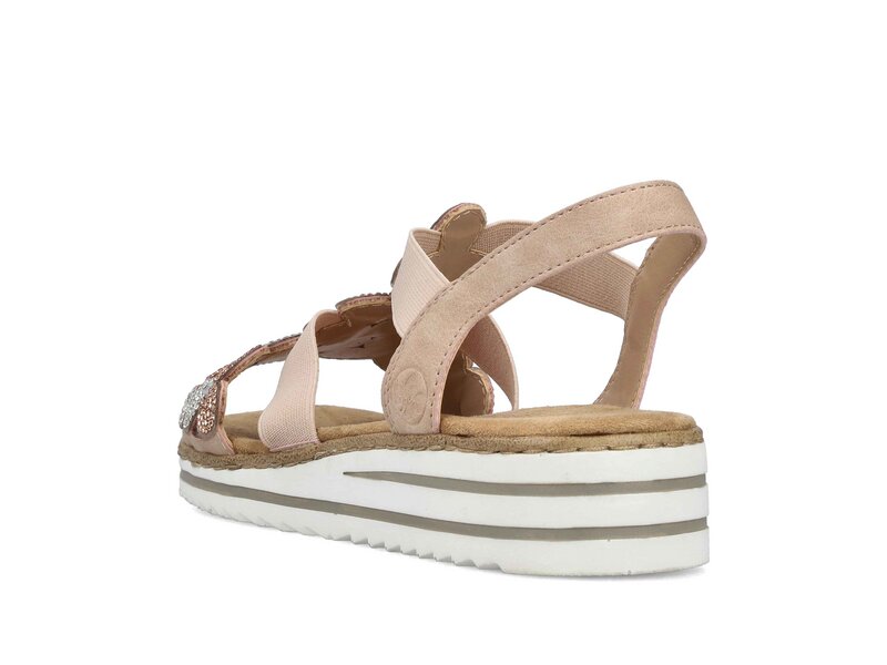 Rieker - Sandaletten - Rot 