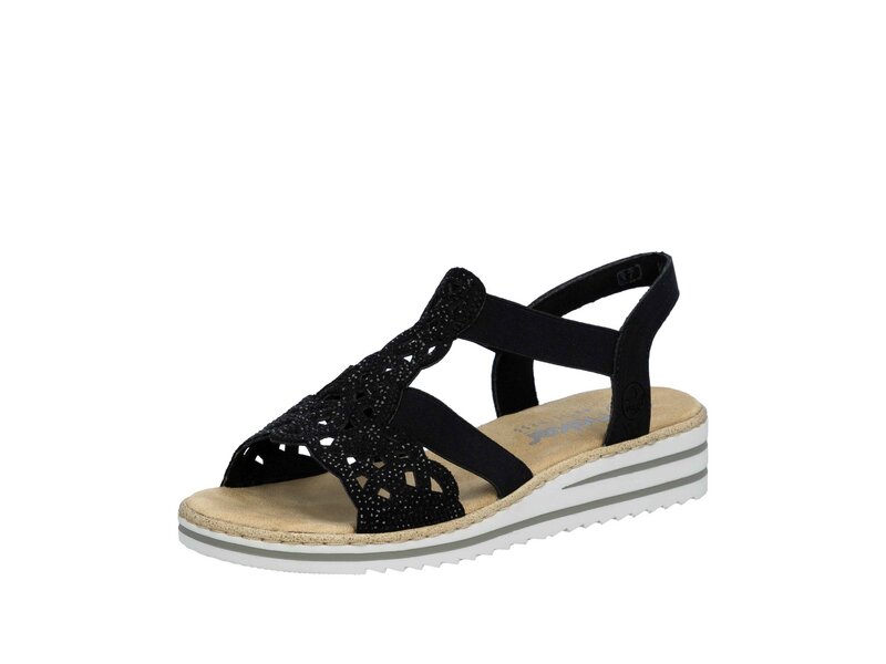 Rieker - Sandaletten - Schwarz 