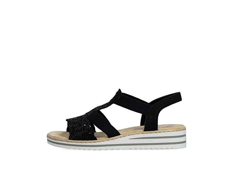 Rieker - Sandaletten - Schwarz 