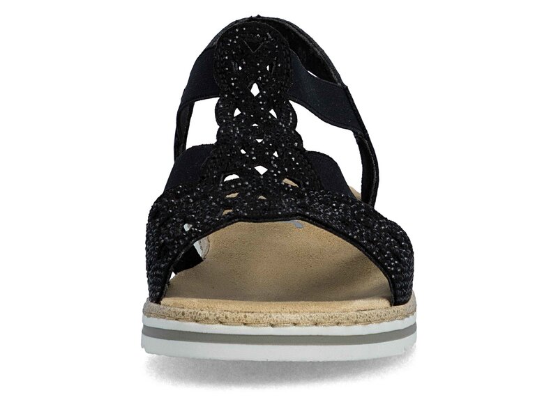 Rieker - Sandaletten - Schwarz 