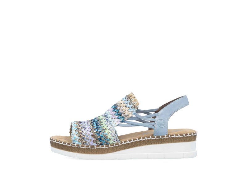 Rieker - Sandaletten - Blau 