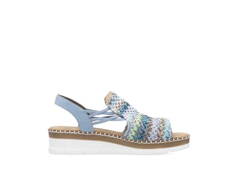 Rieker - Sandaletten - Blau 