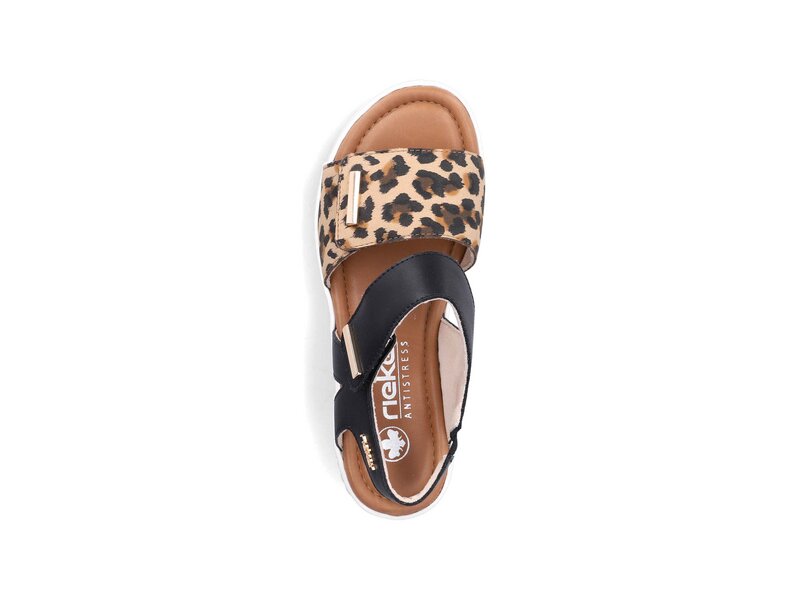 Rieker - Sandaletten - Schwarz 