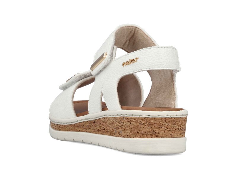 Rieker - Sandaletten - Wei&szlig; 