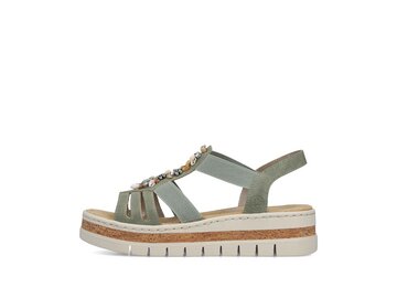 Rieker - Sandaletten - Gr&uuml;n