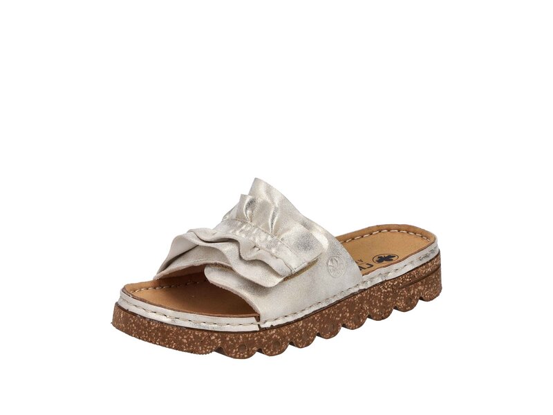 Rieker - Pantoletten - Grau 