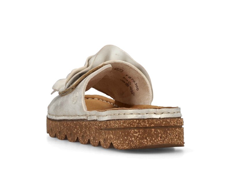 Rieker - Pantoletten - Grau 