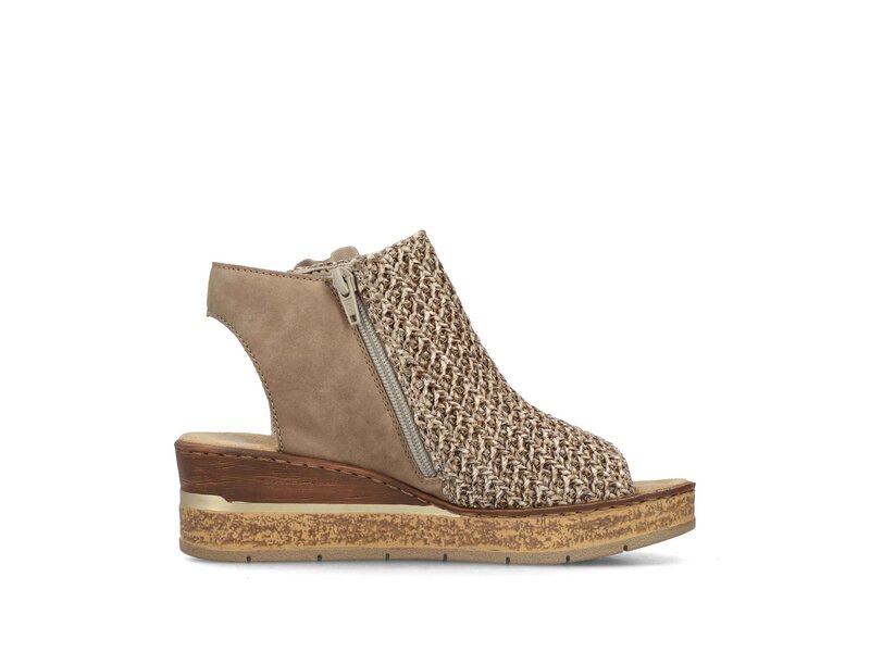 Rieker - Sandaletten - Beige 