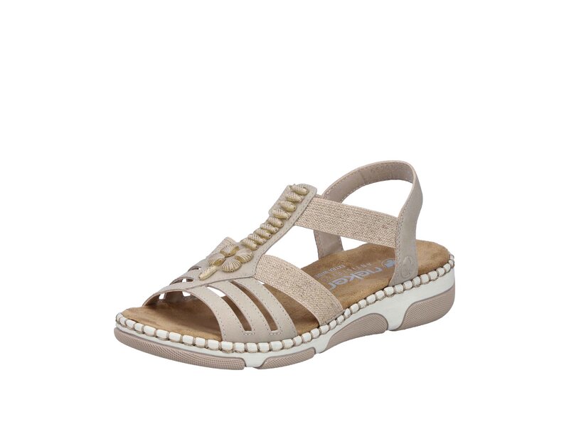 Rieker - Sandaletten - Beige 