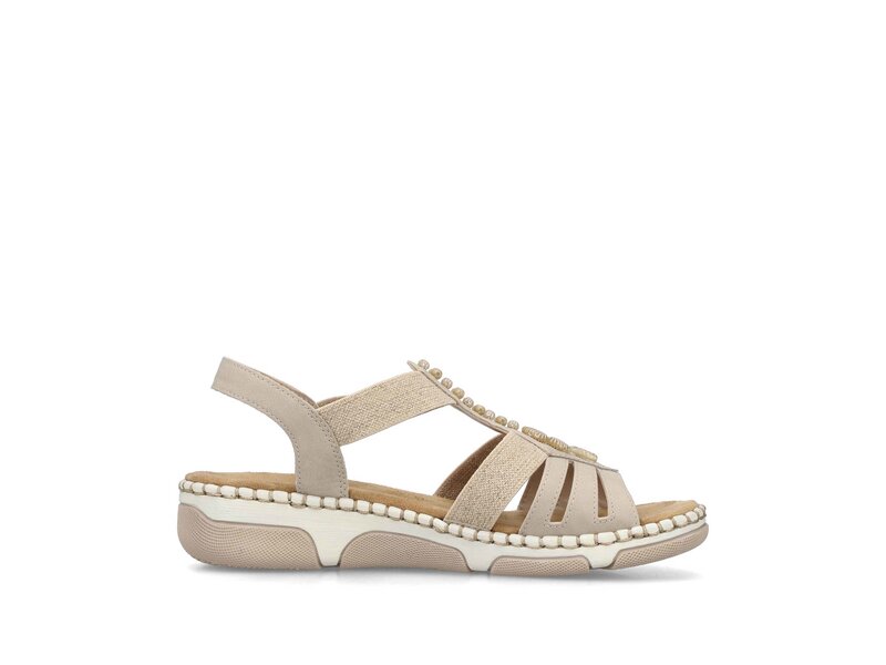 Rieker - Sandaletten - Beige 