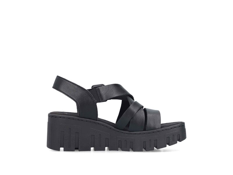 Rieker - Sandaletten - Schwarz 