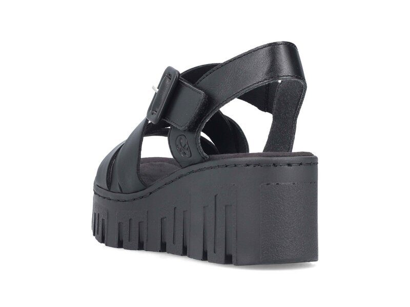 Rieker - Sandaletten - Schwarz 