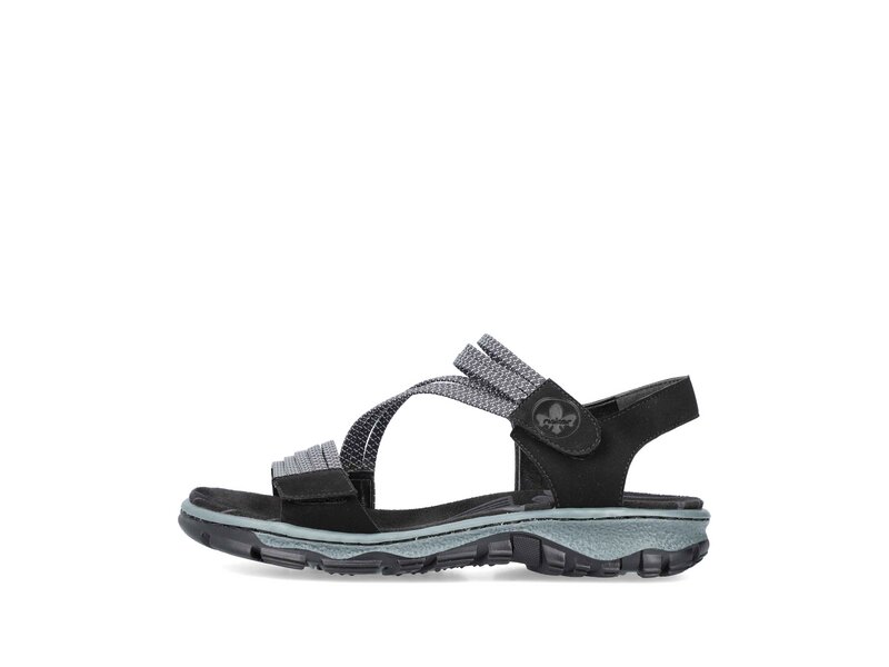 Rieker - Sandaletten - Schwarz 