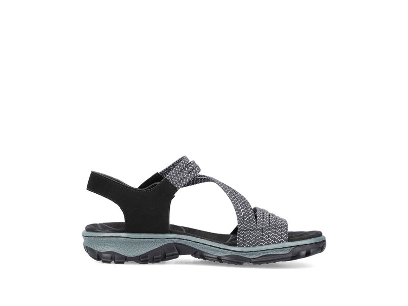 Rieker - Sandaletten - Schwarz 