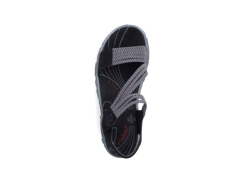 Rieker - Sandaletten - Schwarz 