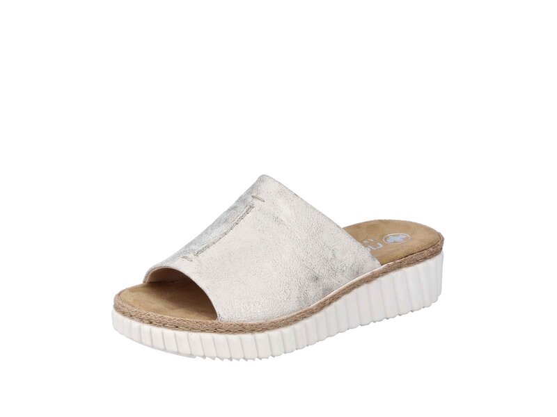 Rieker - Pantoletten - Beige 