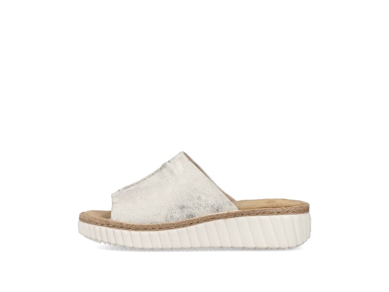 Rieker - Pantoletten - Beige 