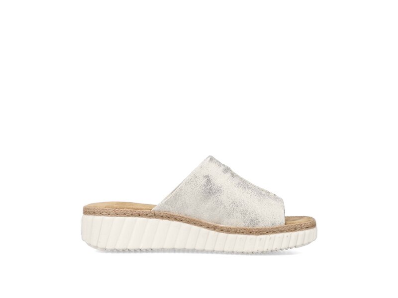 Rieker - Pantoletten - Beige 