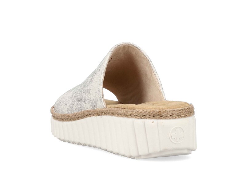 Rieker - Pantoletten - Beige 