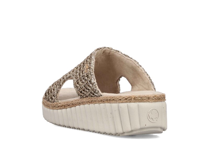 Rieker - Pantoletten - Beige 