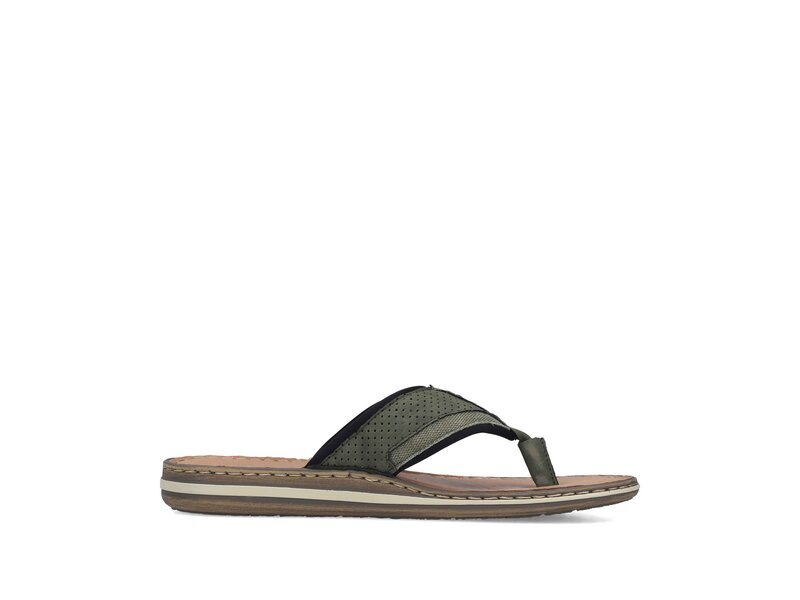 Rieker - Pantoletten - Gr&uuml;n 