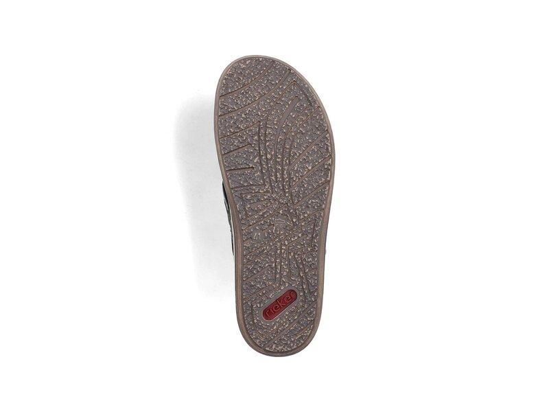 Rieker - Pantoletten - Gr&uuml;n 