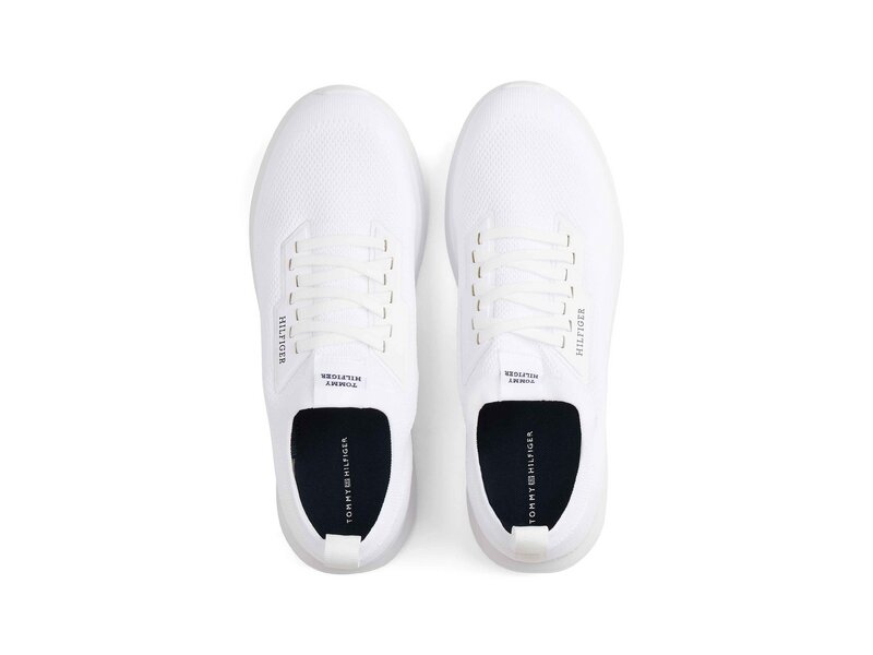 Tommy Hilfiger - LIGHTWEIGHT KNITTED RUNNER - Wei&szlig; 