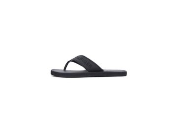Tommy Hilfiger - HILFIGER LEATHER BEACH SANDAL - Schwarz