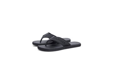 Tommy Hilfiger - HILFIGER LEATHER BEACH SANDAL - Schwarz