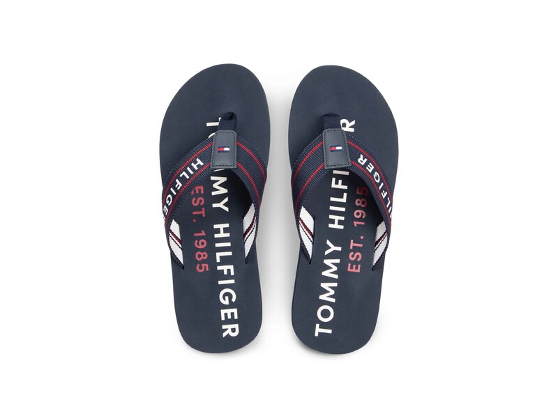 Tommy Hilfiger - SPORTY HILFIGER BEACH SANDAL - Blau 