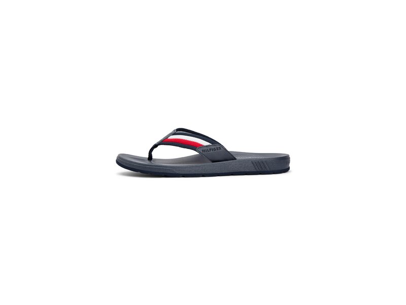 Tommy Hilfiger - MOLDED HILFIGER RWB BEACH SANDAL - Wei&szlig; 