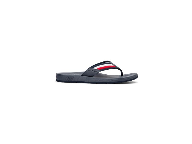 Tommy Hilfiger - MOLDED HILFIGER RWB BEACH SANDAL - Wei&szlig; 