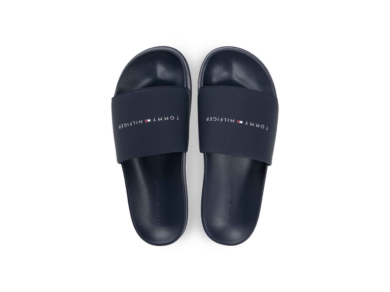 Tommy Hilfiger - CORE TOMMY HILFIGER POOL SLIDE - Blau 