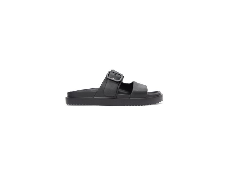 Tommy Hilfiger - TH LIGHT DOUBLE STRAP SANDAL - Schwarz 