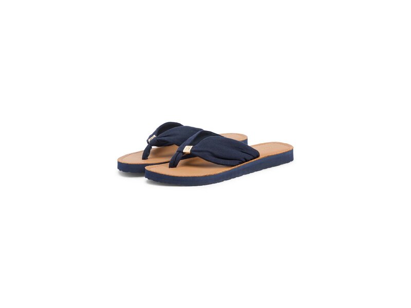 Tommy Hilfiger - TH LTR FOOTBED SUMMER SANDAL - Blau 