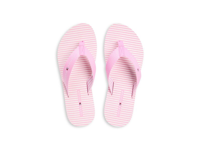 Tommy Hilfiger - TH ITHACA STRIPE SUMMER SANDAL - Pink 