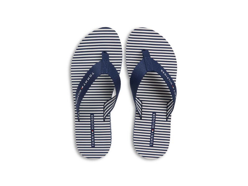 Tommy Hilfiger - TH ITHACA STRIPE SUMMER SANDAL - Blau 