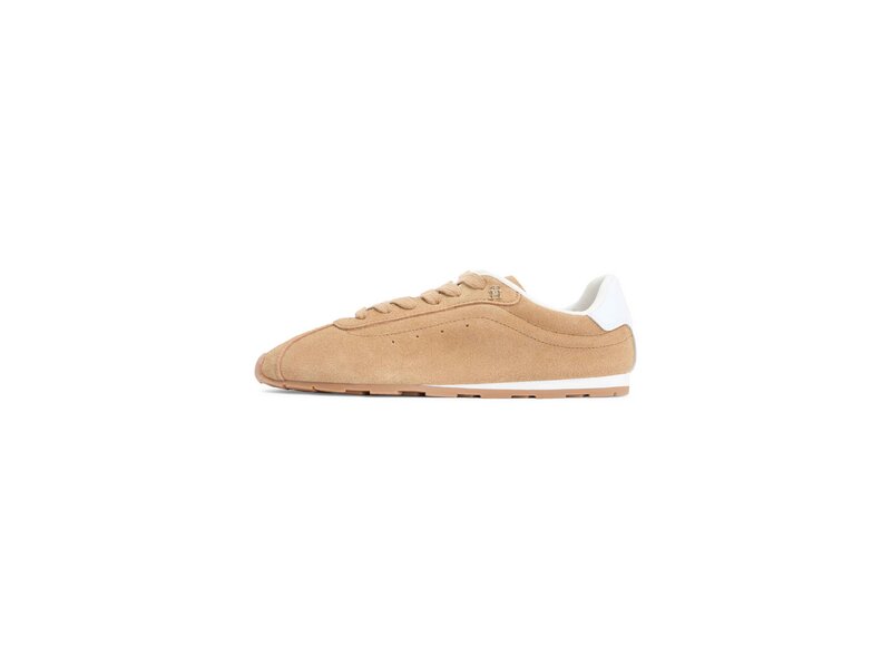 Tommy Hilfiger - TH BELLA LOW RUNNER SUEDE - Beige 