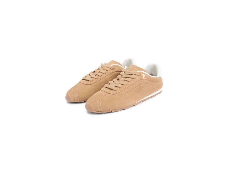 Tommy Hilfiger - TH BELLA LOW RUNNER SUEDE - Beige 