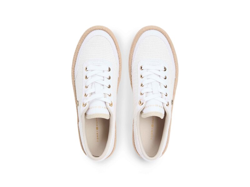 Tommy Hilfiger - TH FOXING PLATFORM ROPE - Wei&szlig; 