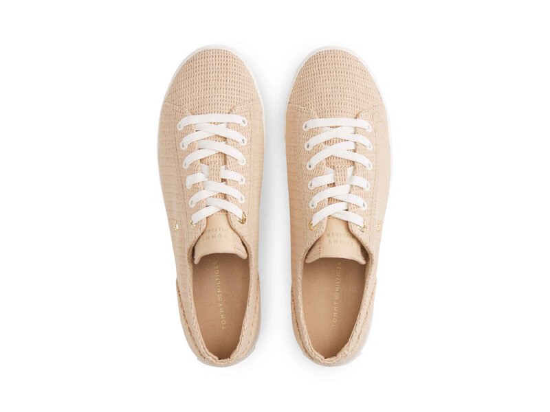 Tommy Hilfiger - TH CHIC FOXING SNEAKER - Beige 